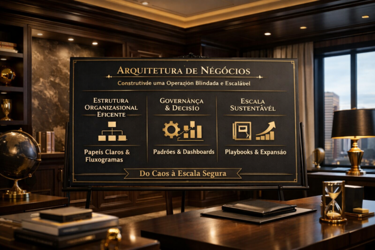 Arquitetura de Negócios: Como Construir uma Operação Blindada e Escalável