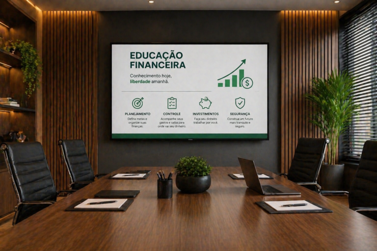 Educação financeira: o ponto de virada entre sobreviver e construir uma vida com liberdade
