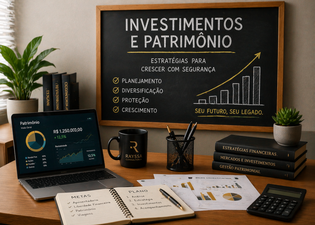 Investimentos e patrimônio: estratégias inteligentes com a Rayssa Consultoria