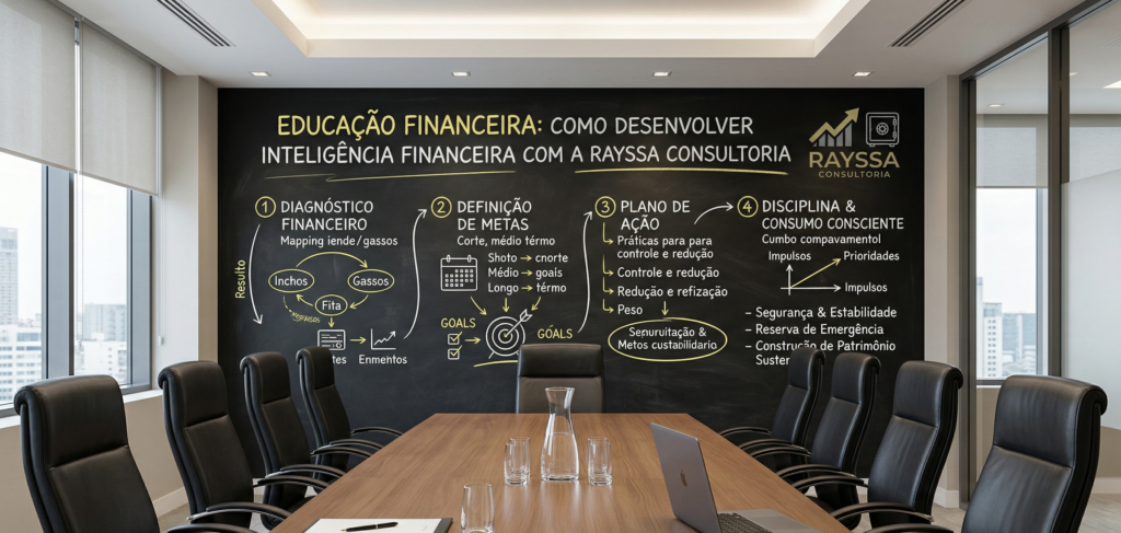 Educação financeira: como desenvolver inteligência financeira com a Rayssa Consultoria