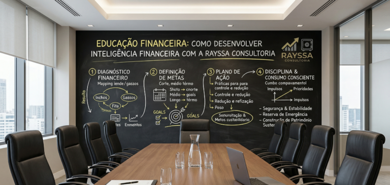 Educação financeira: como desenvolver inteligência financeira com a Rayssa Consultoria