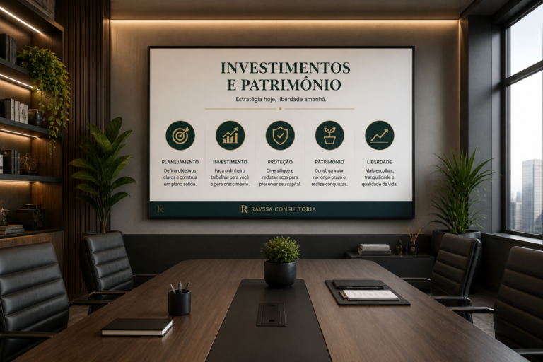 Investimentos e patrimônio: a diferença entre ganhar dinheiro e construir riqueza de verdade